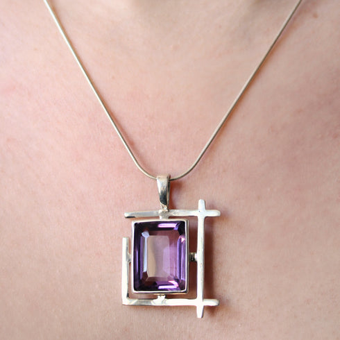 Art Deco Pendant in various gemstones